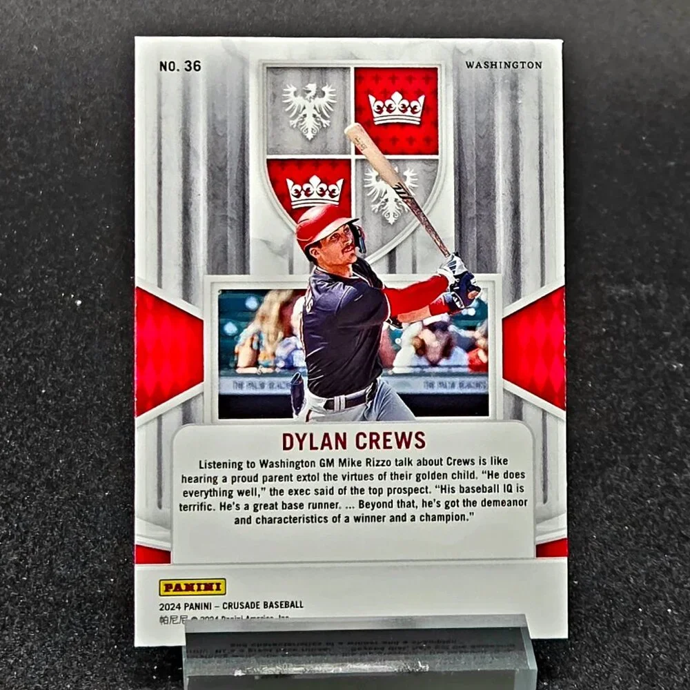 Dylan Crews Bowman Chrome Crusade Mojo RC's Washington Nationals Top Prospect - Picture 5 of 7
